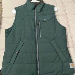 Carhartt Dark Green Quilted Vest